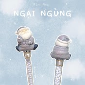 S110 - Bút Dao Rọc Giấy Ông Già Noel Xám Ánh Kim Giáng Sinh Dễ Thương Unbox Đơn Hàng, Cắt Sticker Băng Dán Washi Tape - Cây Sồi Già