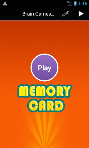 Brain Games Memory Quiz game