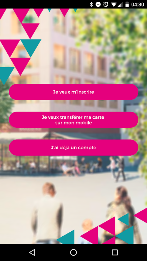 Android application Les Commerces de lArche screenshort