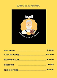 Bauji menu 1