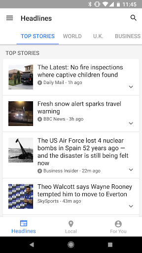 Google News & Weather