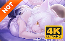 Black Hanekawa Top HD Anime New Tabs Theme small promo image