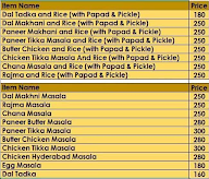 Khichdi Ghar menu 2