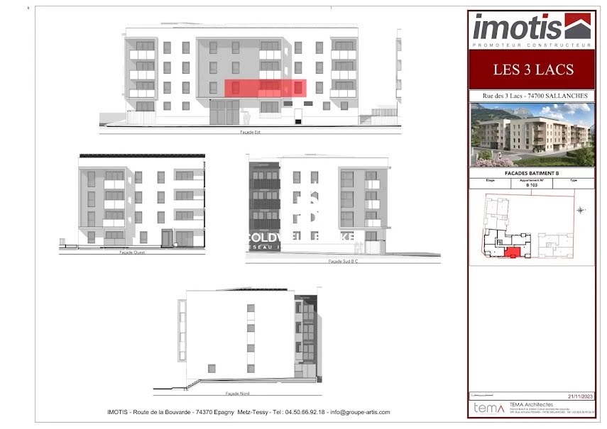 Vente appartement 3 pièces 54.9 m² à Sallanches (74700), 267 000 €