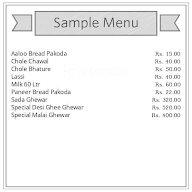 Guru Nanak Bhandar menu 2