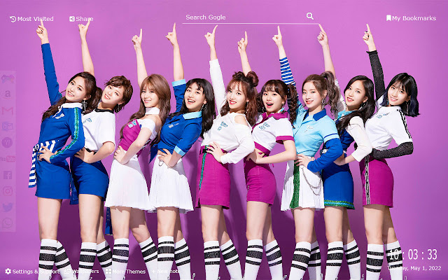 Twice K-pop Wallpaper HD NewTab