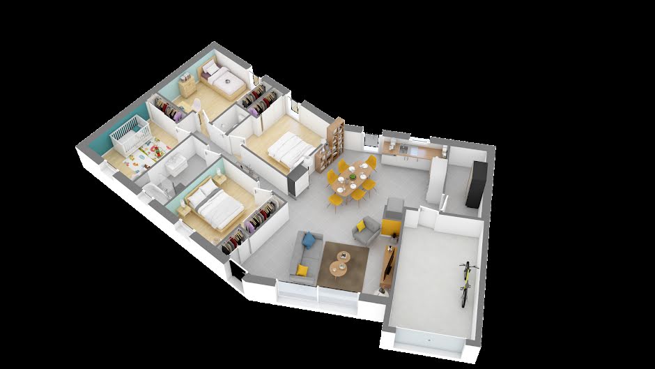 Vente maison neuve 5 pièces 98 m² à Les Touches (44390), 241 754 €