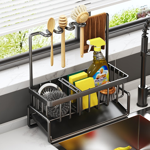 Title 14, Rag Rack Kitchen Shelf Sink Drainage Basket Sub...