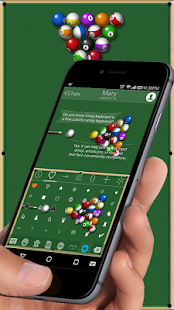 Snooker Emoji Keyboard Theme - Ball Pool - náhled