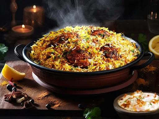 Ustaadi Hyderabadi Chicken Biryani (Boneless, Serves 2)