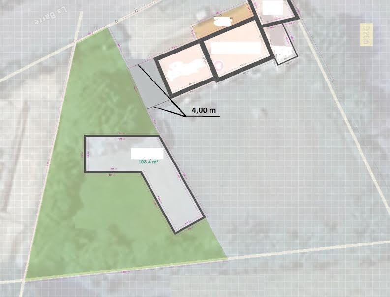 Vente terrain  608 m² à Vue (44640), 82 000 €