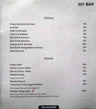 Rooftop Bar-Hotel Shyam Paradise menu 3