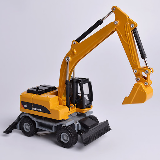 Title 3, Boxed Jingbang Alloy Engineering Truck Toy Exca...