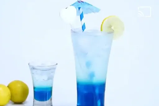 Blue Lagoon Mocktail