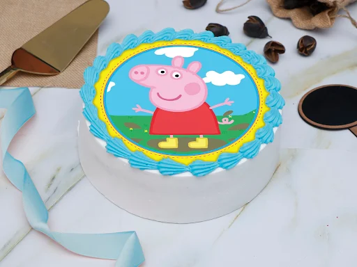 Peppa Pig Photo Cake