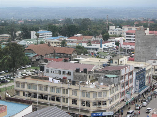 A view of Nakuru town Photo/Ben Ndonga