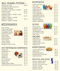 Connecting Top Cafe menu 1