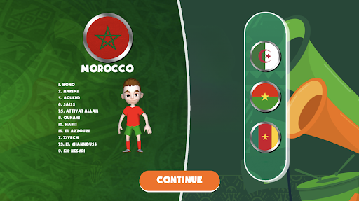 Screenshot African Cup Football Game 2024