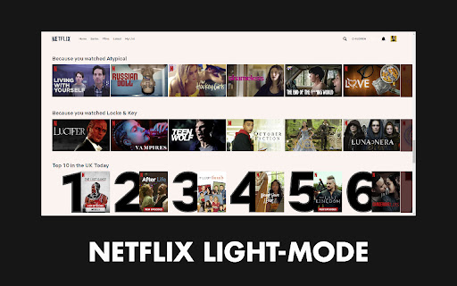 Netflix Light Mode