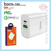 Bộ Sạc Nhanh Ippd 20W Qc 3.0 | Hoco C80 - Củ Sạc Kèm Dây Sạc Type C To Ip12 11 Xsmax