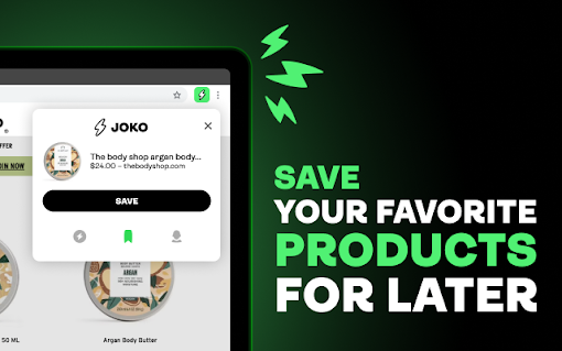 Joko: Cash back & automatic coupons