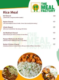 The Meal Factory menu 1