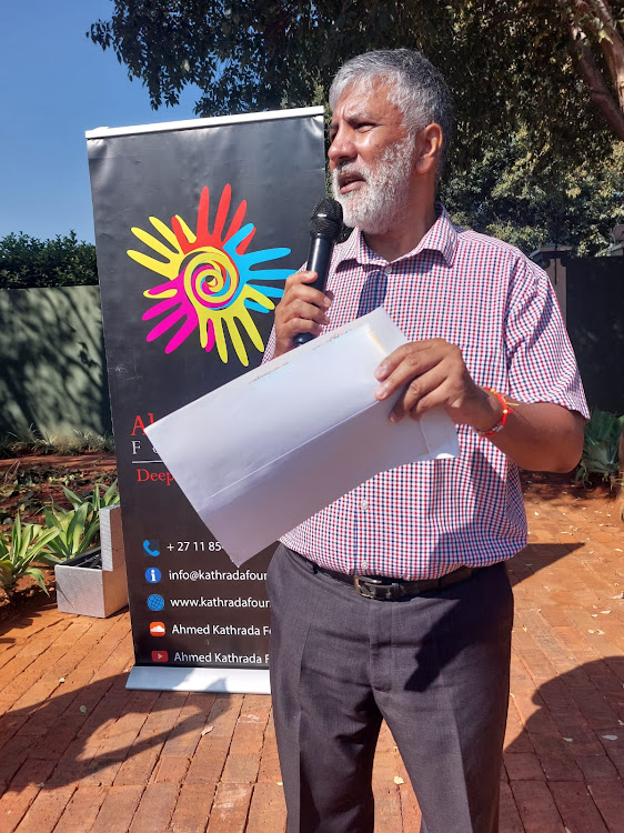 Ahmed Kathrada foundation managing director Neeshan Balton