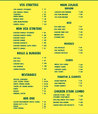 Sanju Raj menu 2