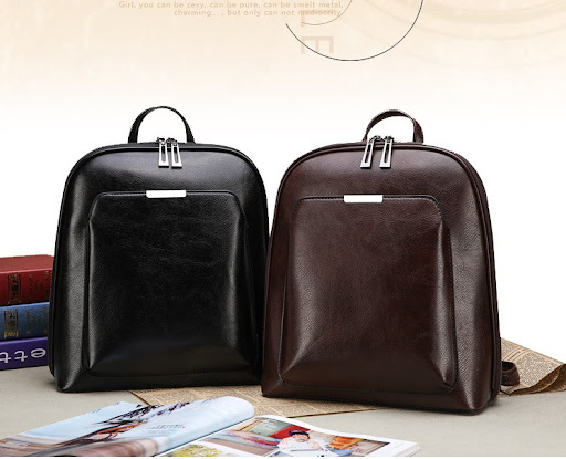 Title 3, Multifunctional fashion oil wax leather backpac...