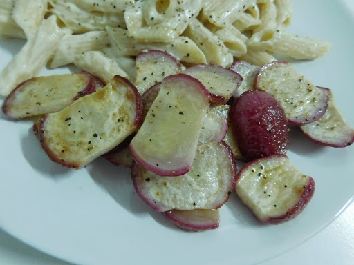 Sauteed Red Radish