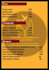 Nightbird Kitchen And Restaurant menu 6