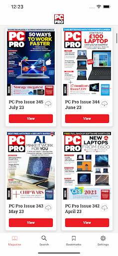 Screenshot PC Pro Magazine