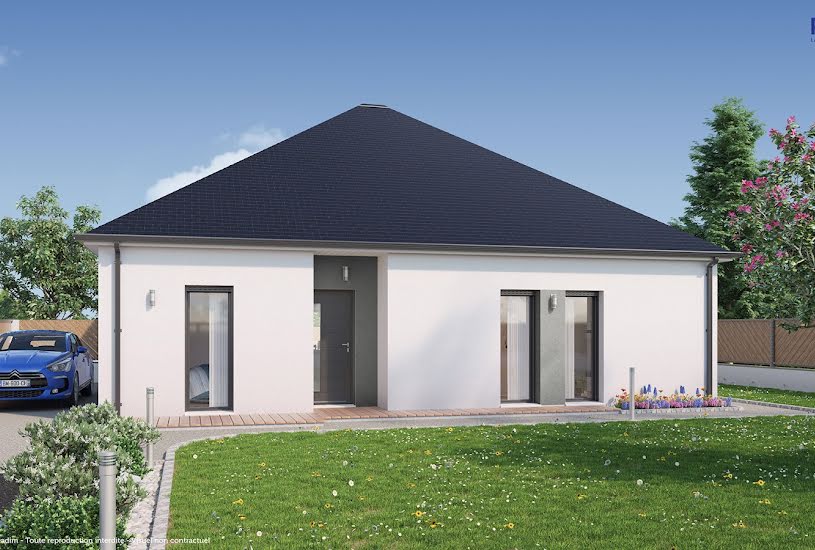  Vente Terrain + Maison - Terrain : 373m² - Maison : 106m² à Tauxigny (37310) 