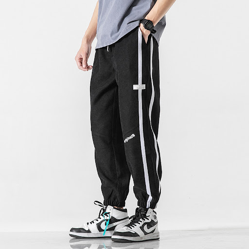 Title 3, Cropped Trousers With Webbing Stitching