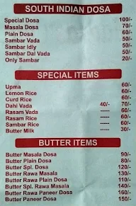 Madras Cafe menu 2