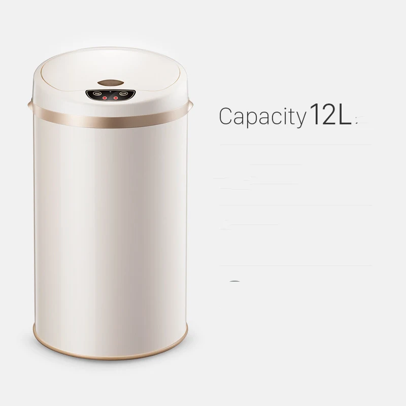 Automatic Smart Sensor Trash Can Commercial Large. Hands-free operation, hygienic waste disposal, perfect for high-traff