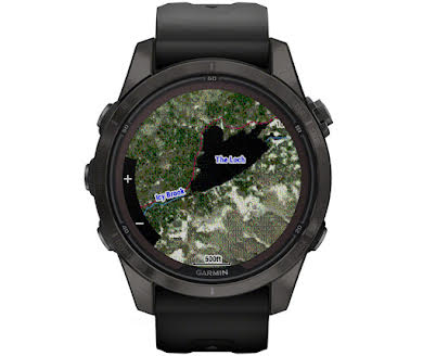 Garmin fenix 7S Pro Sapphire Solar Smartwatch - 42mm DLC Titanium Case alternate image 3