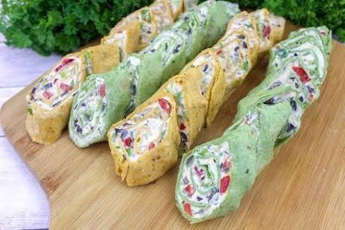 Veggie Cream Cheese Roll-Ups