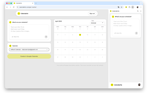 Calendarito screenshot 4