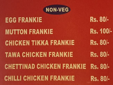 Tibb's Frankie - Serving Rolls Since 1969 menu 