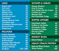 Lassi House menu 1