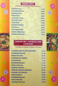 Apoorva's Sangeetha Veg menu 2