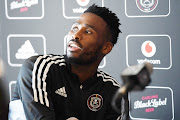 Sipho Chaine during the Orlando Pirates media open day at Rand Stadium on May 11  2023 in Johannesburg.