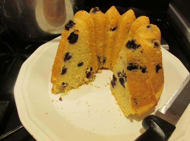 Easy Sugar Free Blueberry Bundt Cake