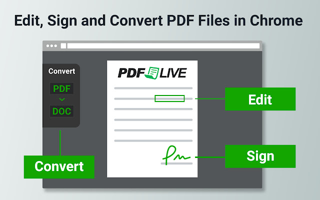 PDF.Live - Edit, Sign & Convert PDFs chrome extension