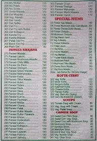 Shri Nidhi menu 3