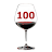 Wine Rating App 100, rate wine icon