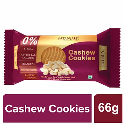 Patanjali Cashew Cookies - 66 gm