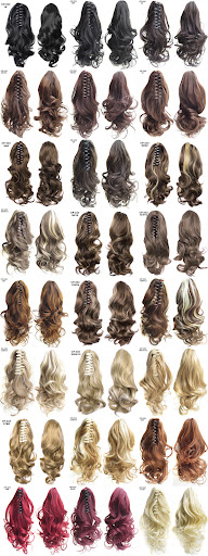 Title 36, Long Wave Ponytail Hairpiece Gray Hair Clip In ...
