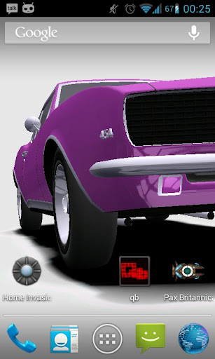 Muscle Car 3D Live Wallpaper